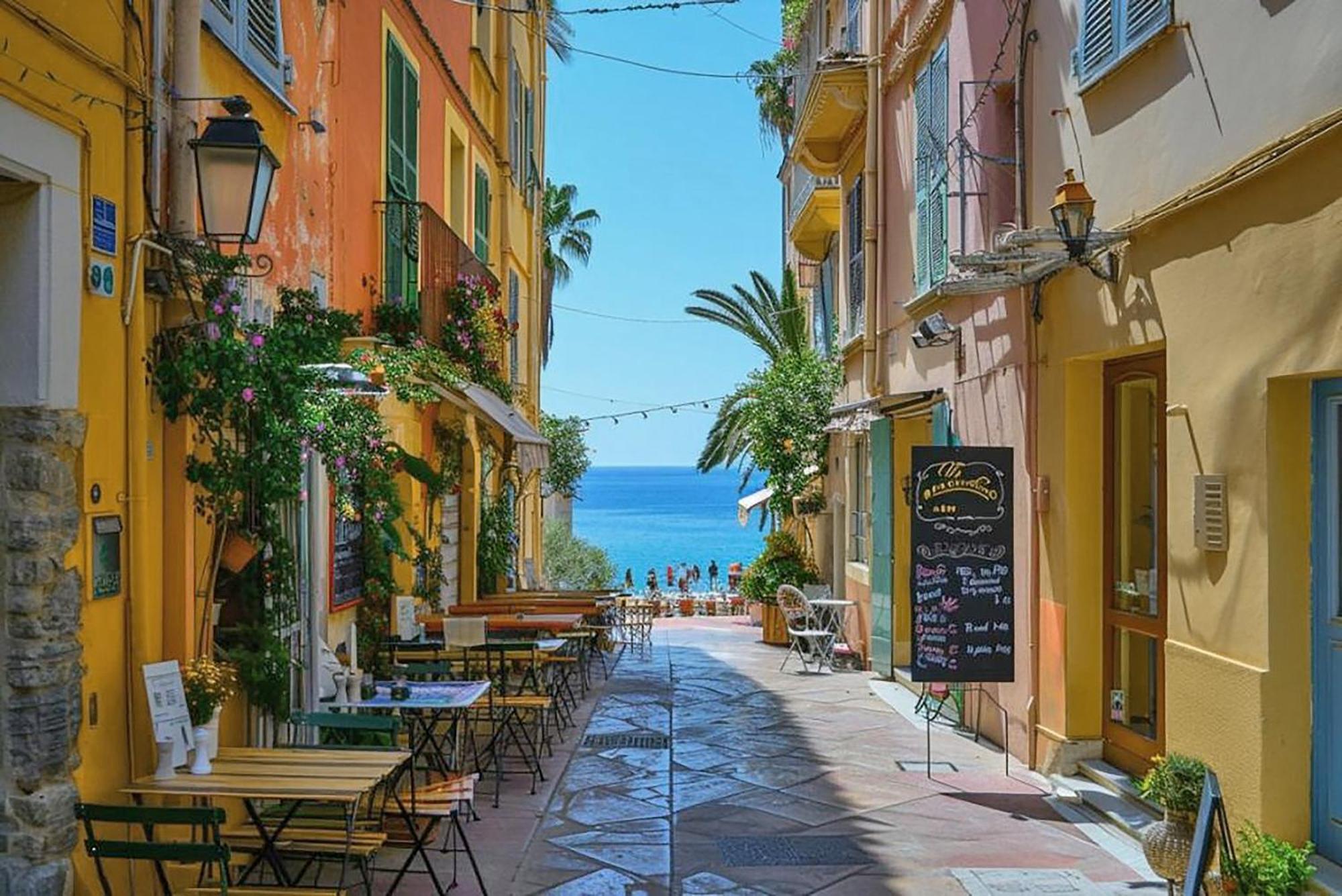 456 Chemin De La Pinede Daire Menton Dış mekan fotoğraf